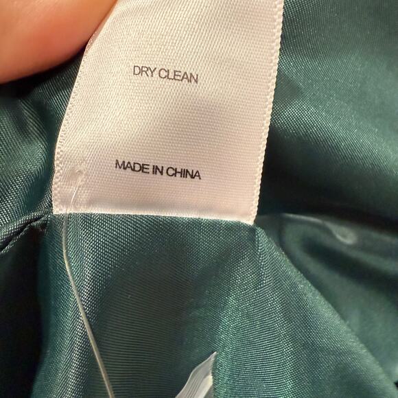 Gibson Latimer NWT Emerald Green Velvet Blazer Long Womens XXL Holiday Christmas - Picture 9 of 13